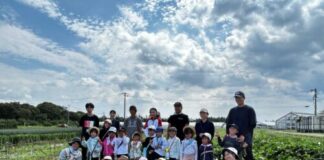 夏休み中の農業体験教室