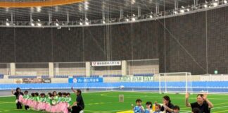 運動会予行練習